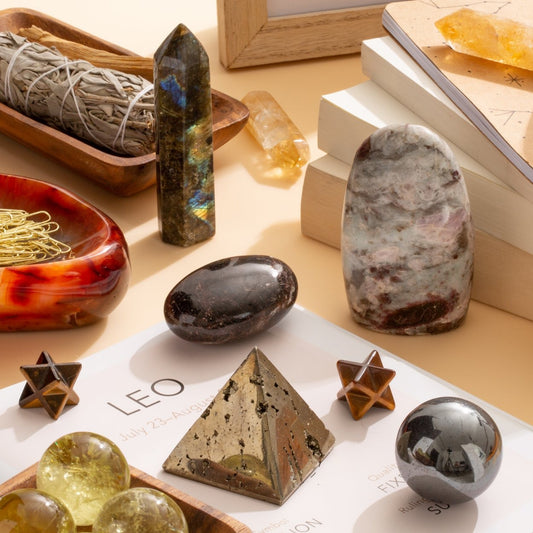 Radiant Power: The Best 3 Crystals for Leo - Sunstone, Moonstone, and Red Jasper