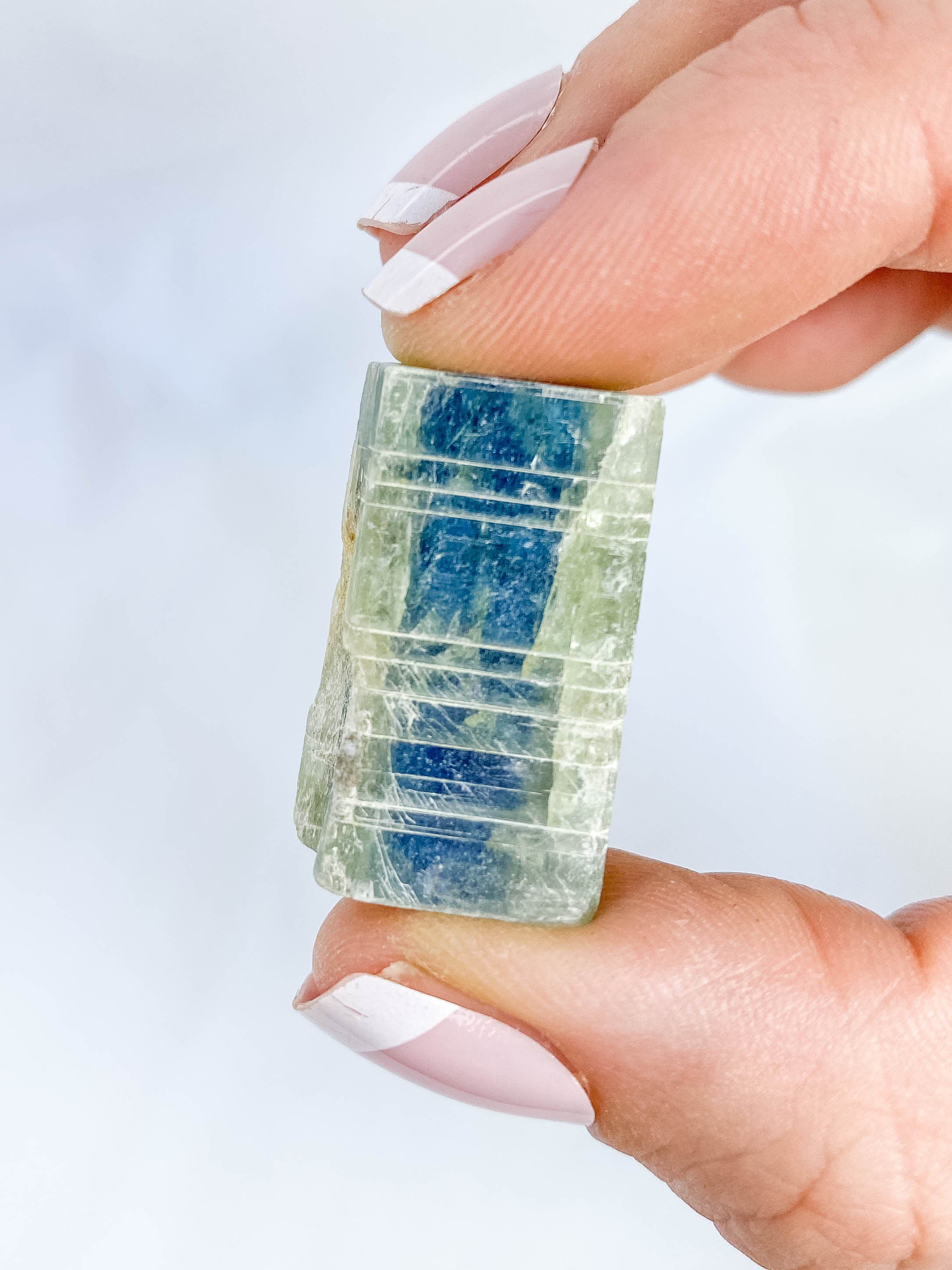 Green and Blue Kyanite Specimen 13g