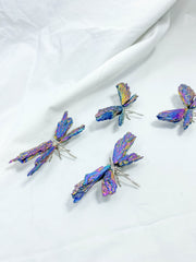 Kyanite Rainbow Aura Dragonfly