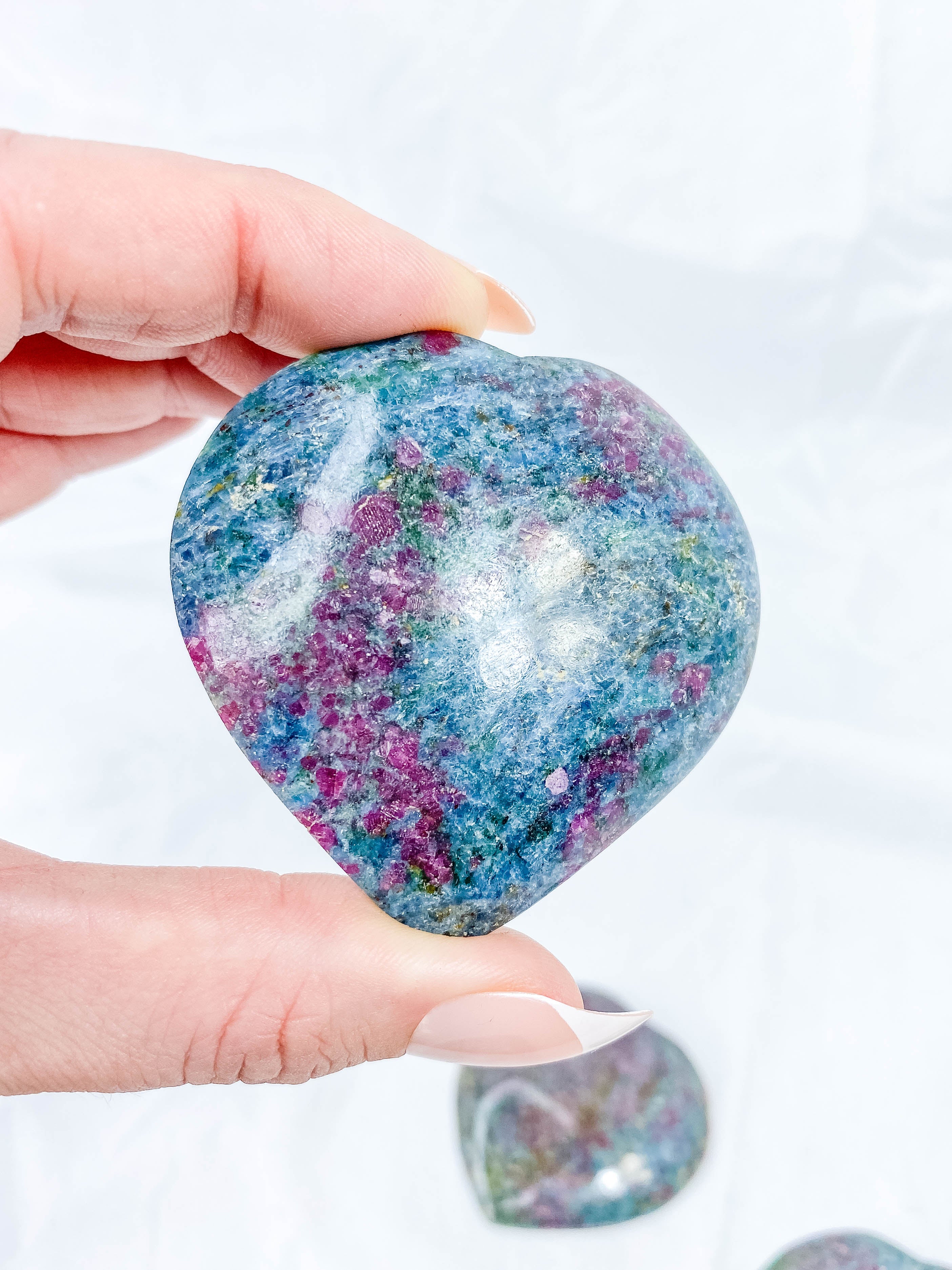 Ruby Kyanite Heart | Large