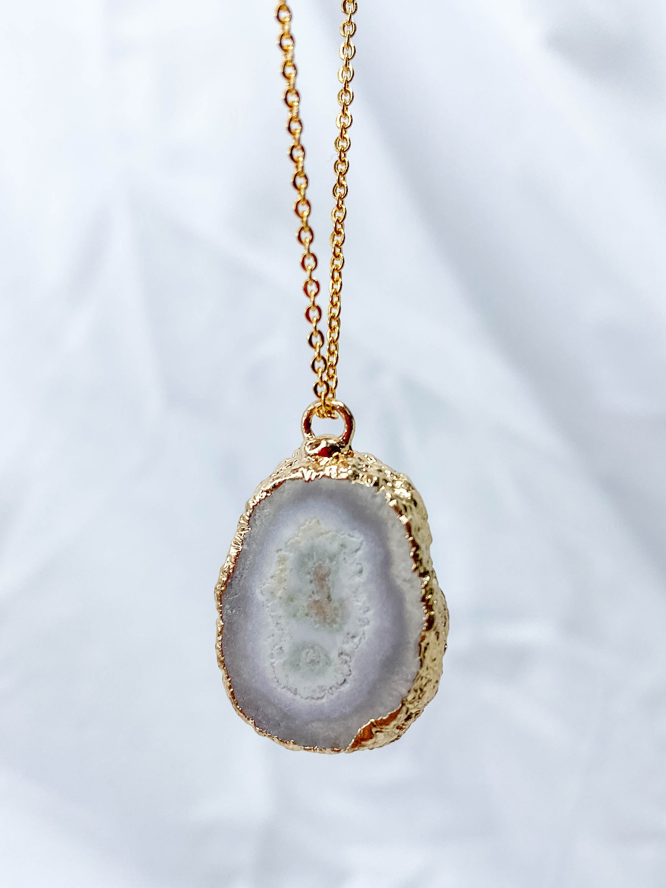 Grounding Duo | Agate Necklace + Earring