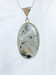 Labradorite Pendant Sterling Silver