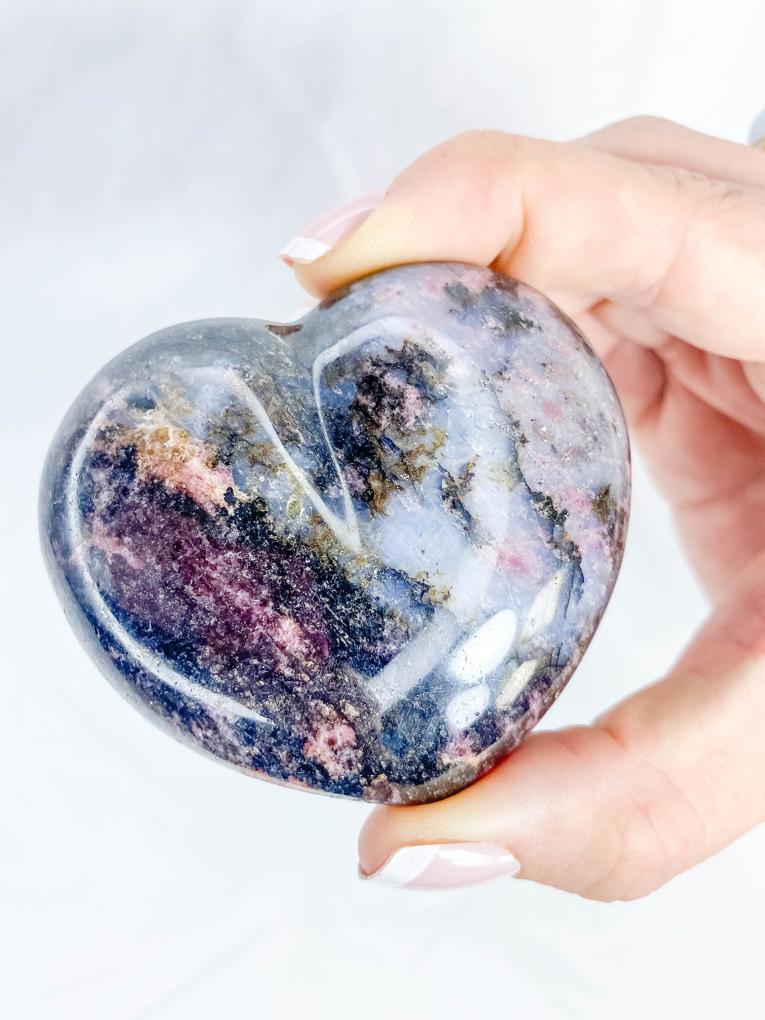 Rhodonite Heart 225g