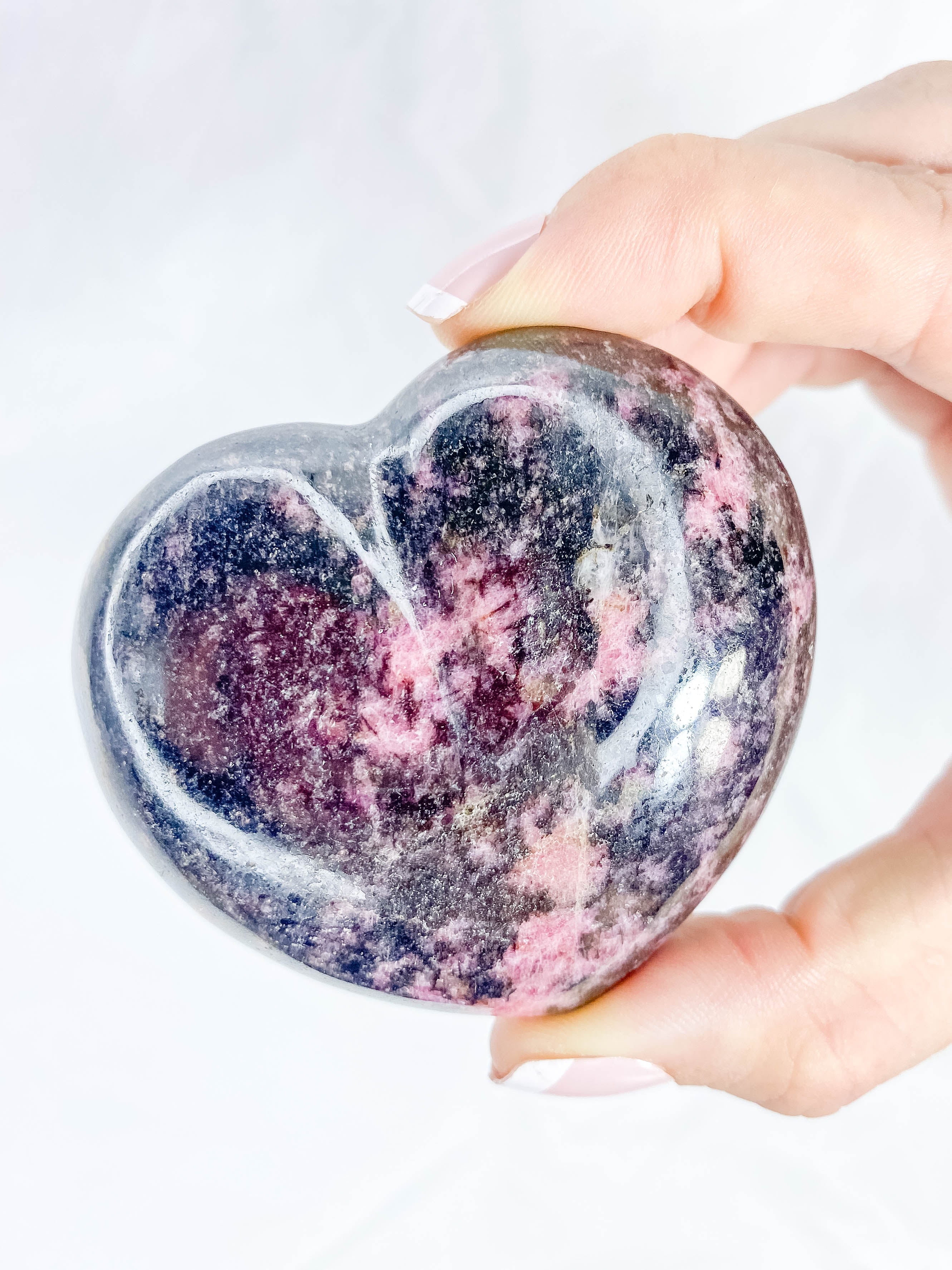 Rhodonite Heart 225g