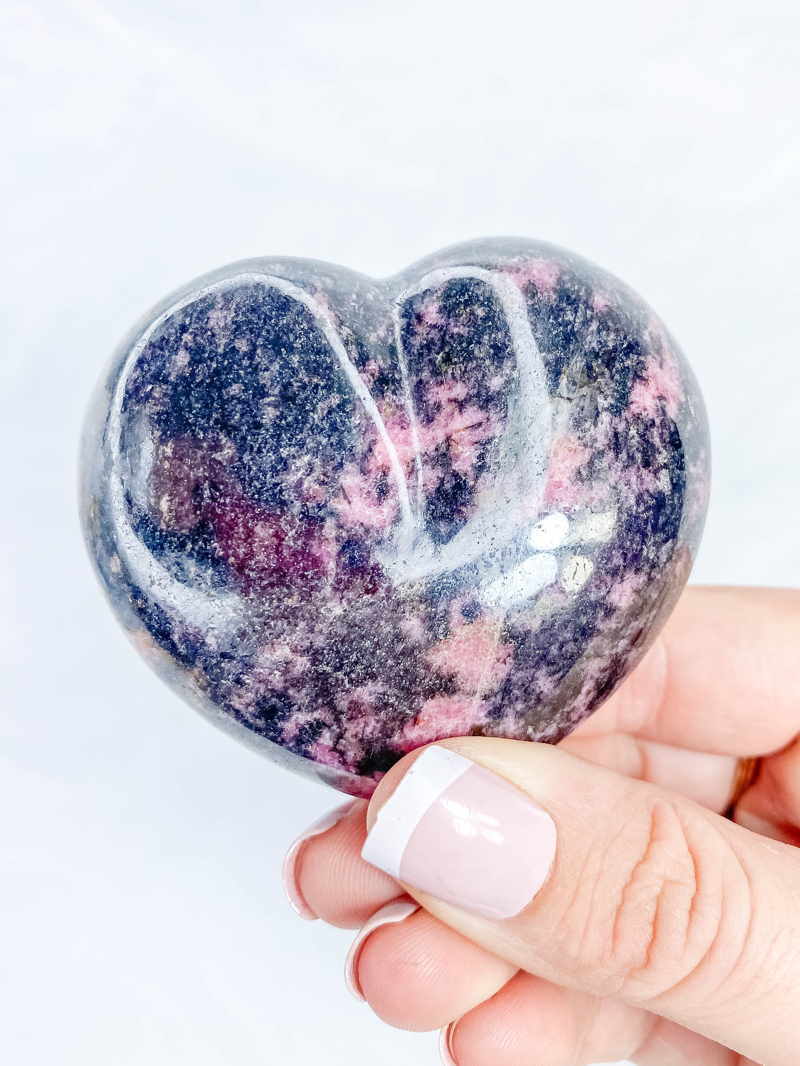 Rhodonite Heart 225g