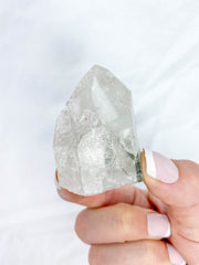 Fire and Ice Polished Point with Chlorite 66g