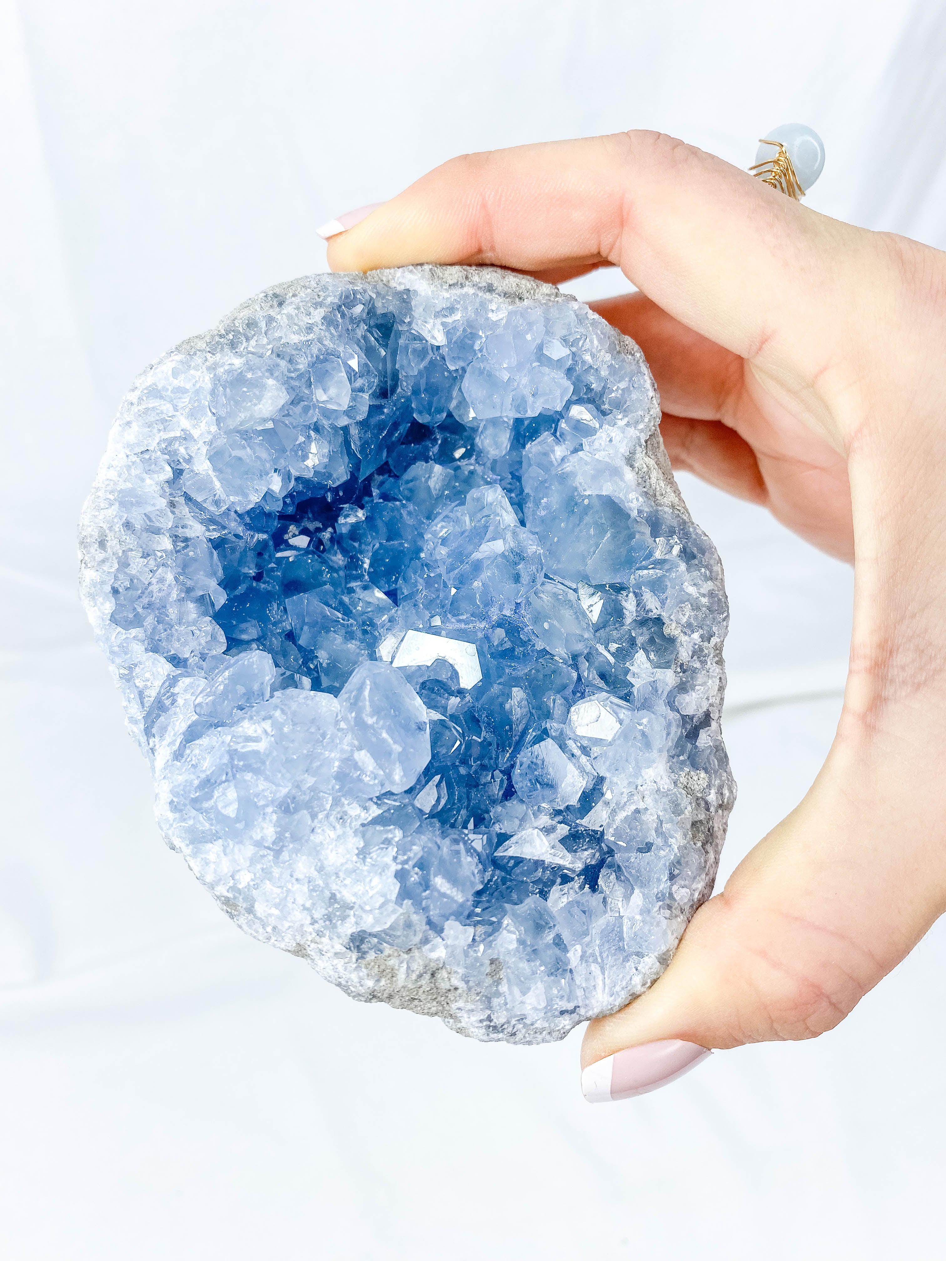 Celestite Cluster 788g