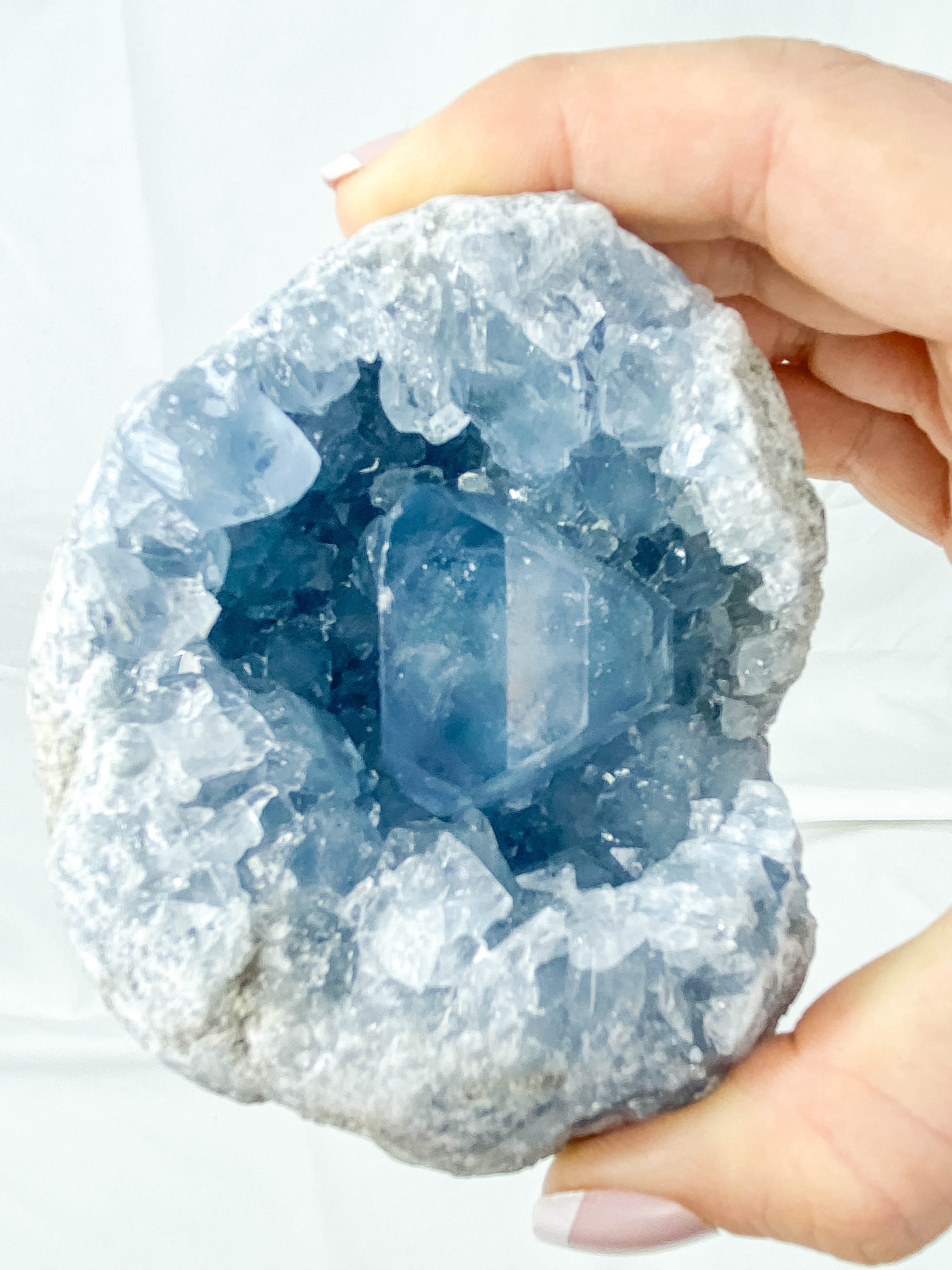 Celestite Cluster 710g