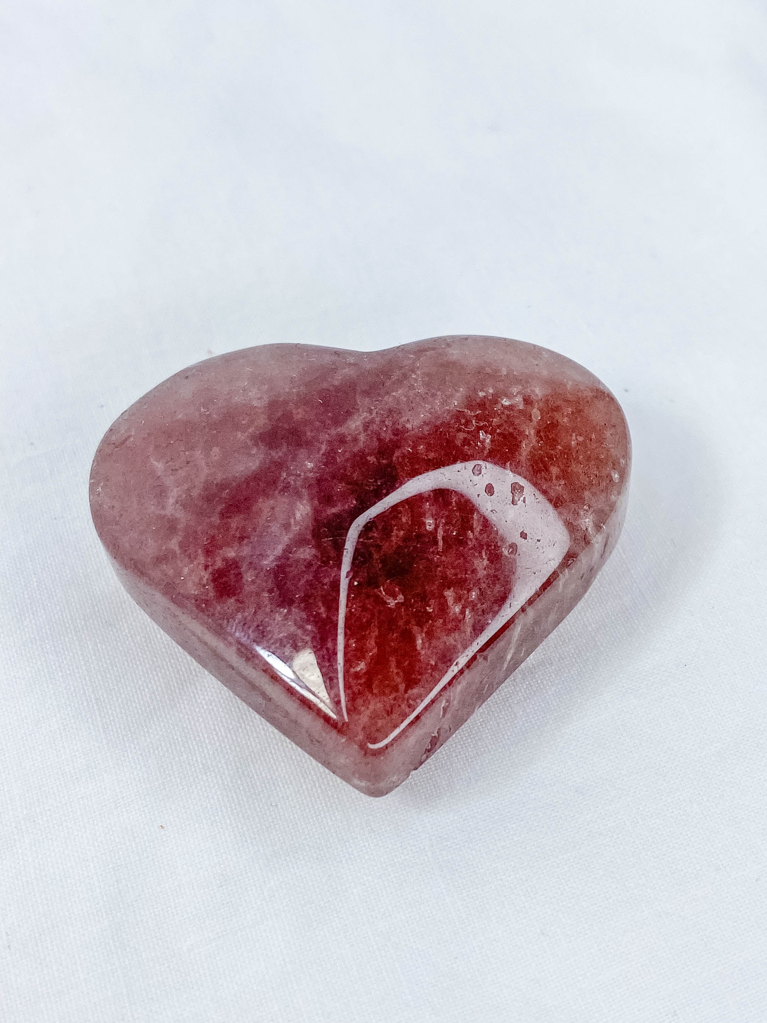 Strawberry Quartz Heart | Small