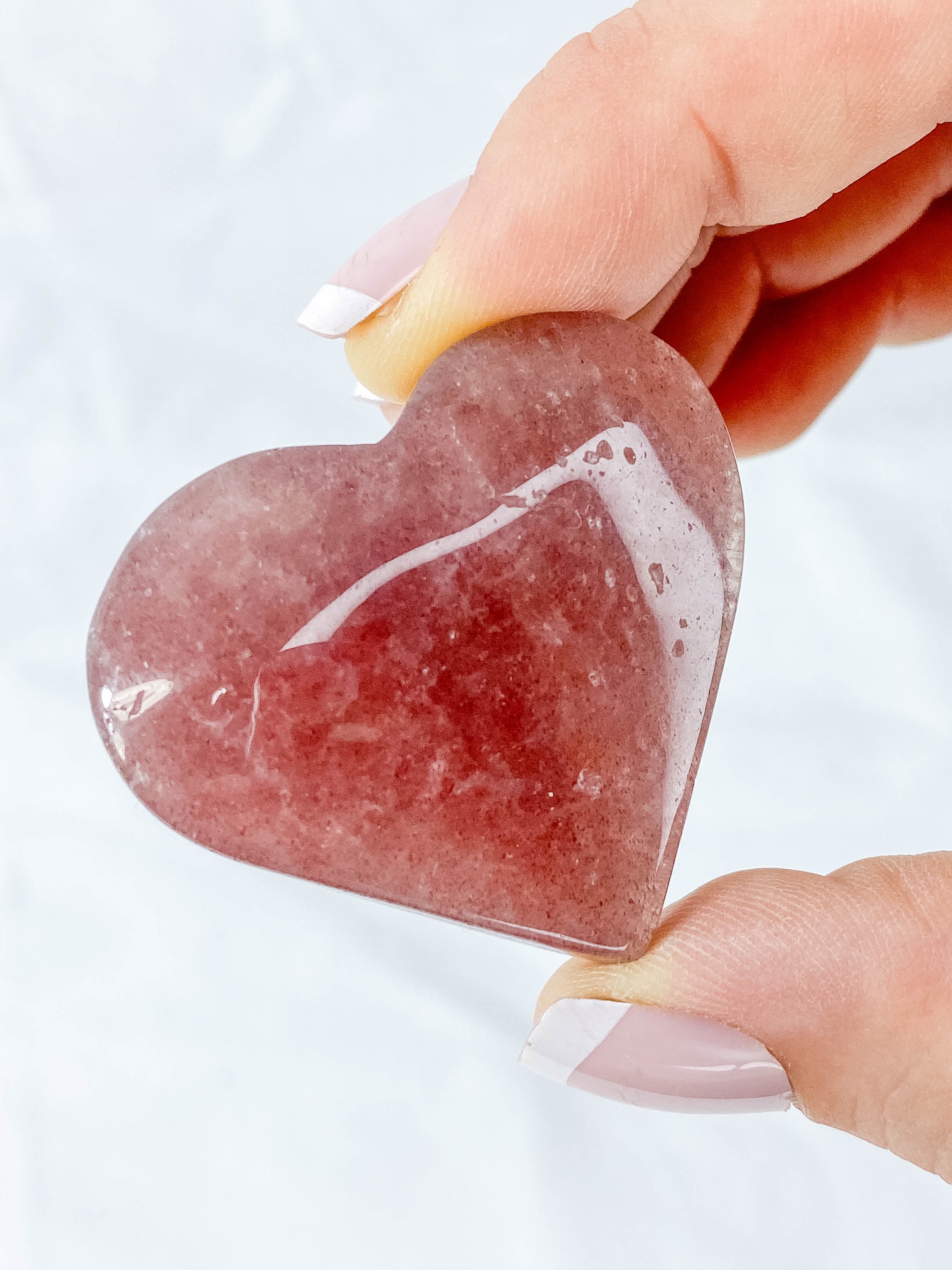 Strawberry Quartz Heart | Small