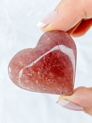 Strawberry Quartz Heart | Small