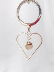 Love Crystals Keyring Rose Quartz