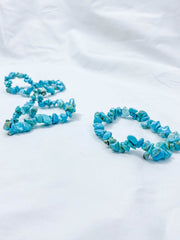 Turquoise Chip Bracelet