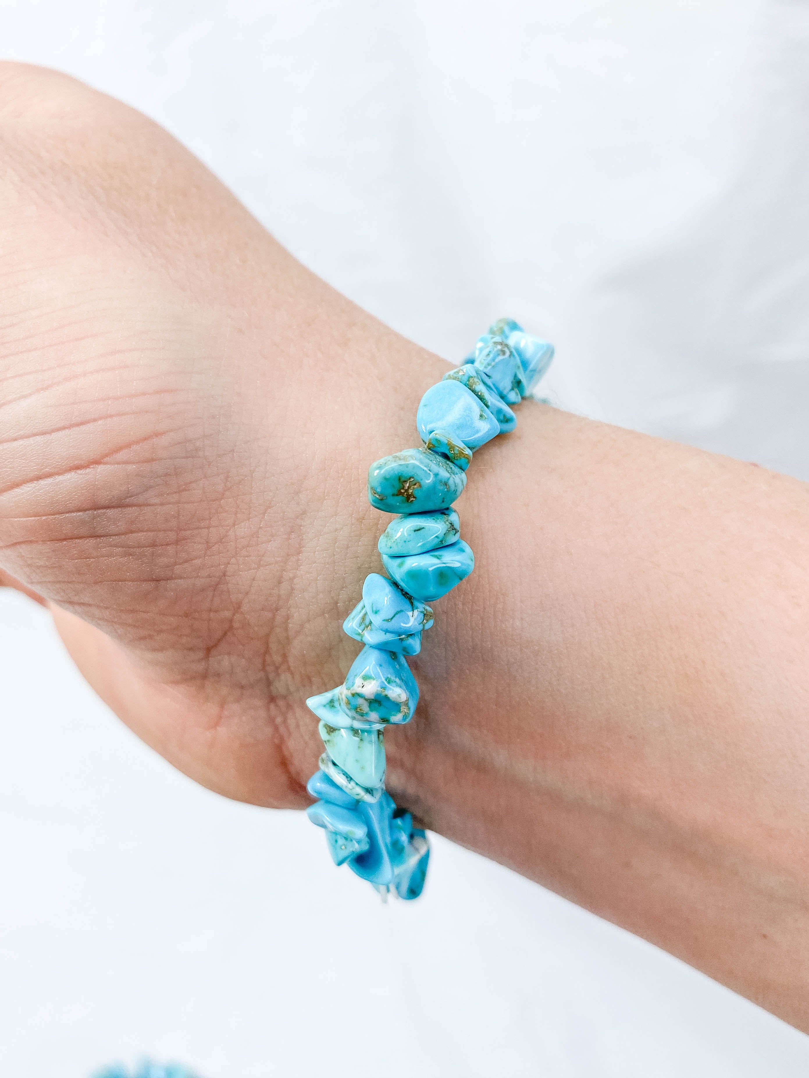 Turquoise Chip Bracelet