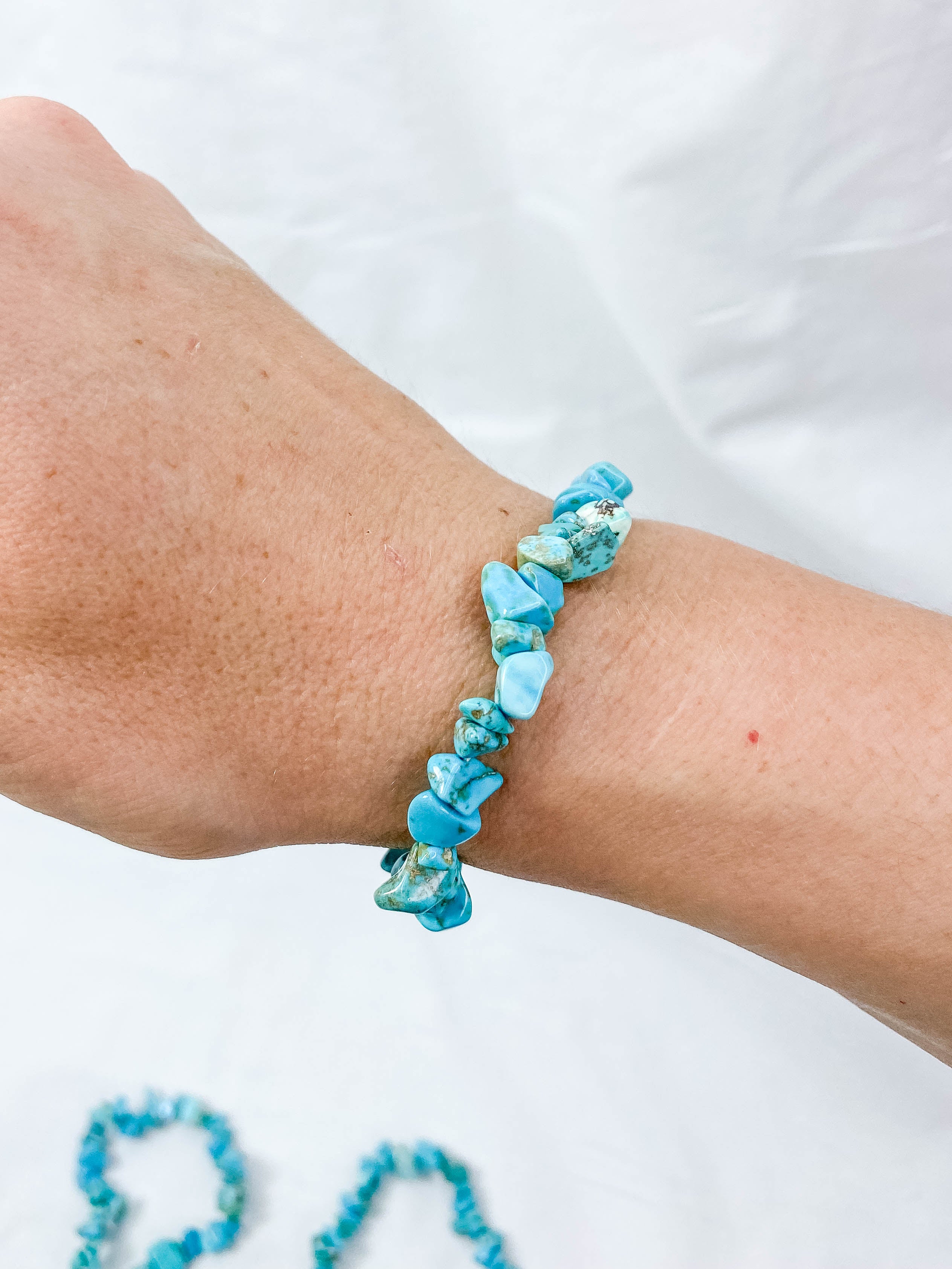 Turquoise Chip Bracelet