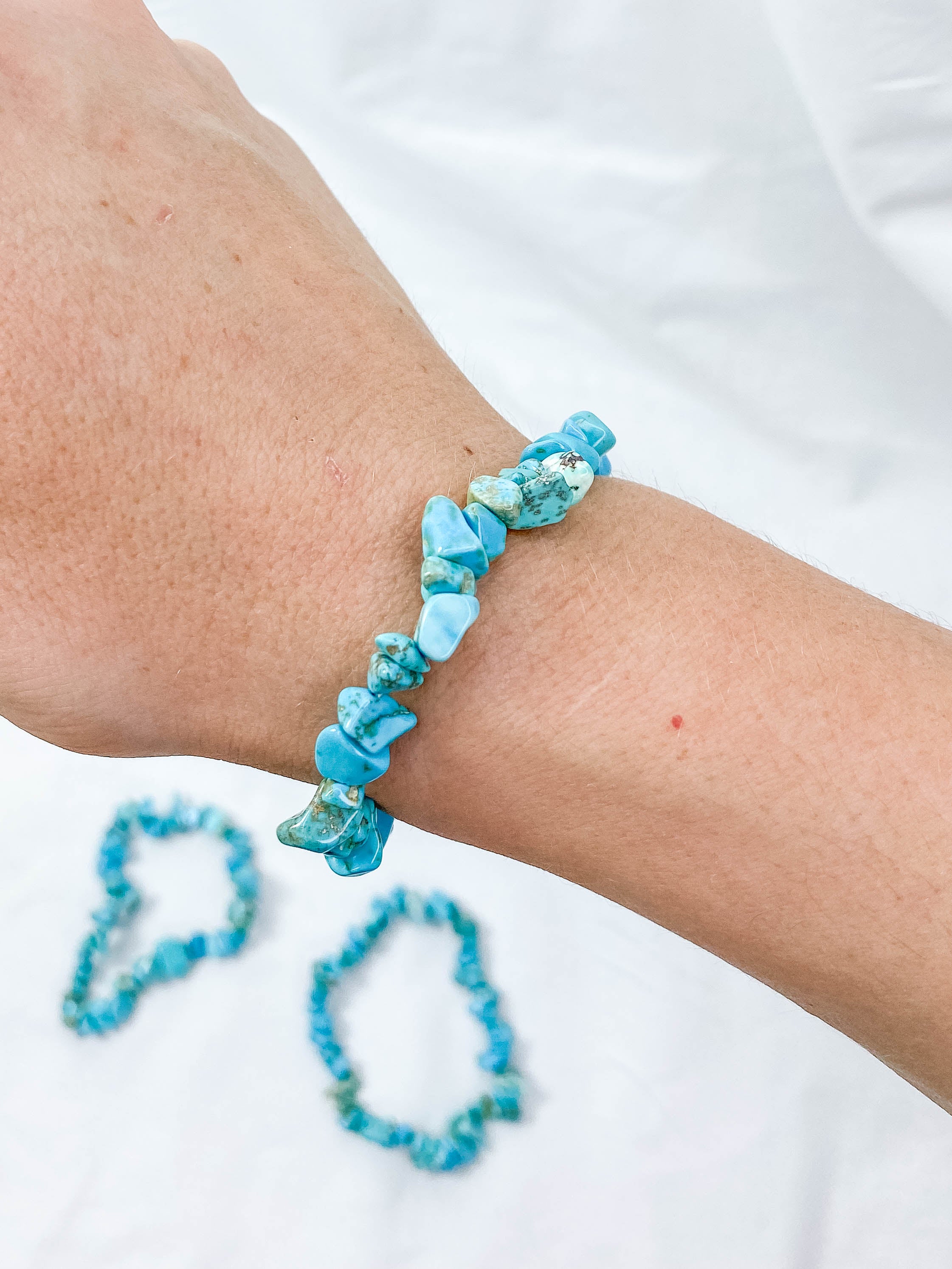 Turquoise Chip Bracelet