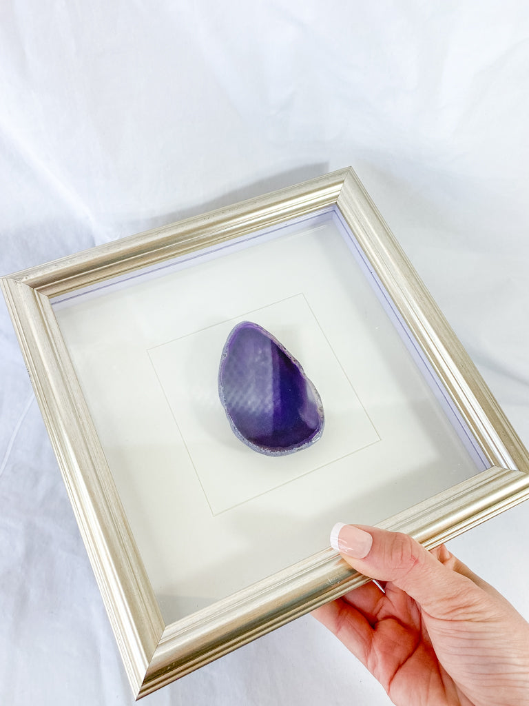 Agate Picture Frame | Peace