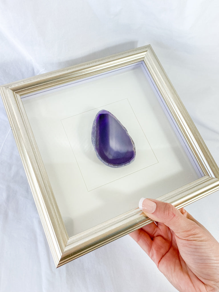 Agate Picture Frame | Peace