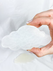 Selenite Cloud Plate | Large