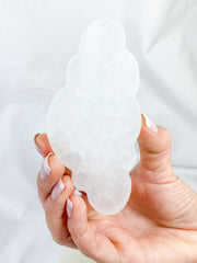 Selenite Cloud Plate | Large