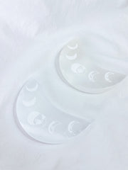 Selenite New Moon & Moon Phases Plate | Large