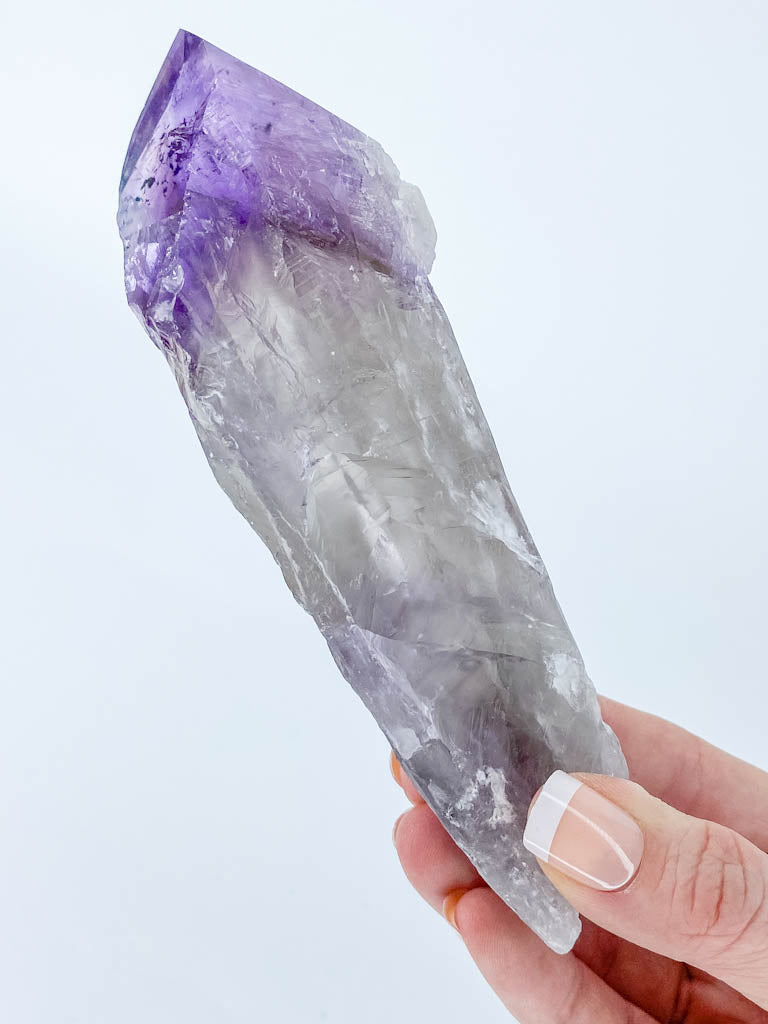 Amethyst Natural Laser Dragons Tooth Wand 272g