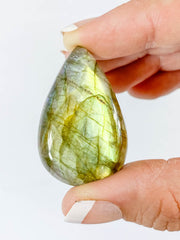 Labradorite Cabochon Tear Drop | Medium