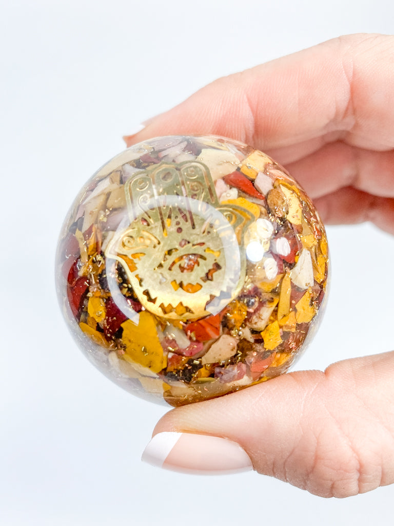 Orgonite Mookaite Sphere | X Large