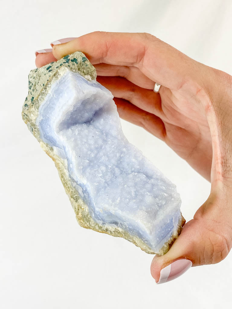 Blue Lace Agate Cluster 278g