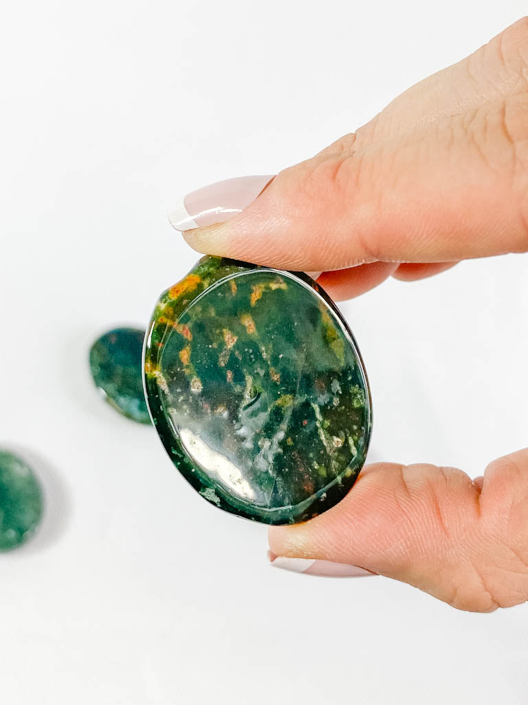 BloodStone Worry Stone