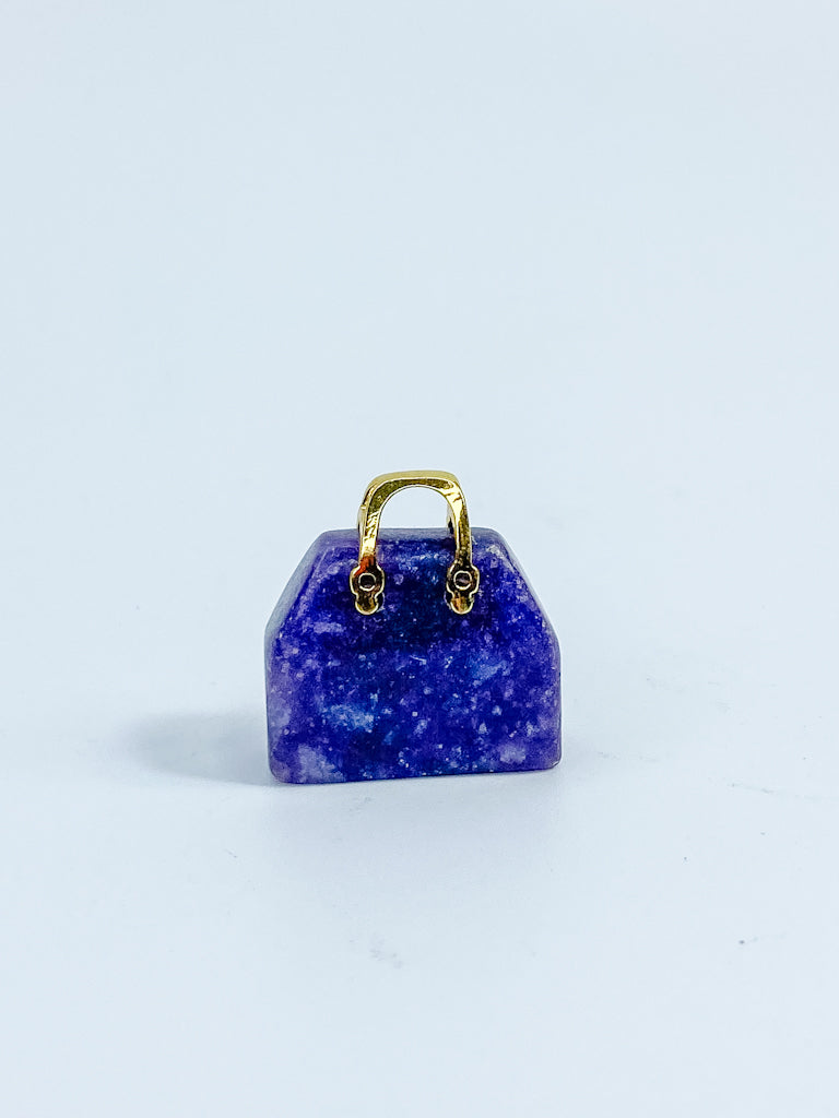 Lepidolite Bag Carving | Mini