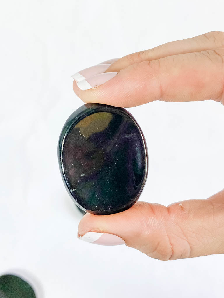 Black Obsidian Worry Stone