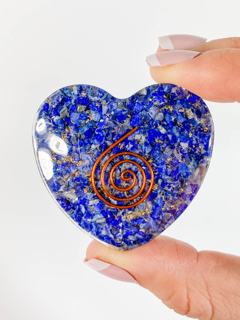 Orgonite Heart Lapis Lazuli | Medium