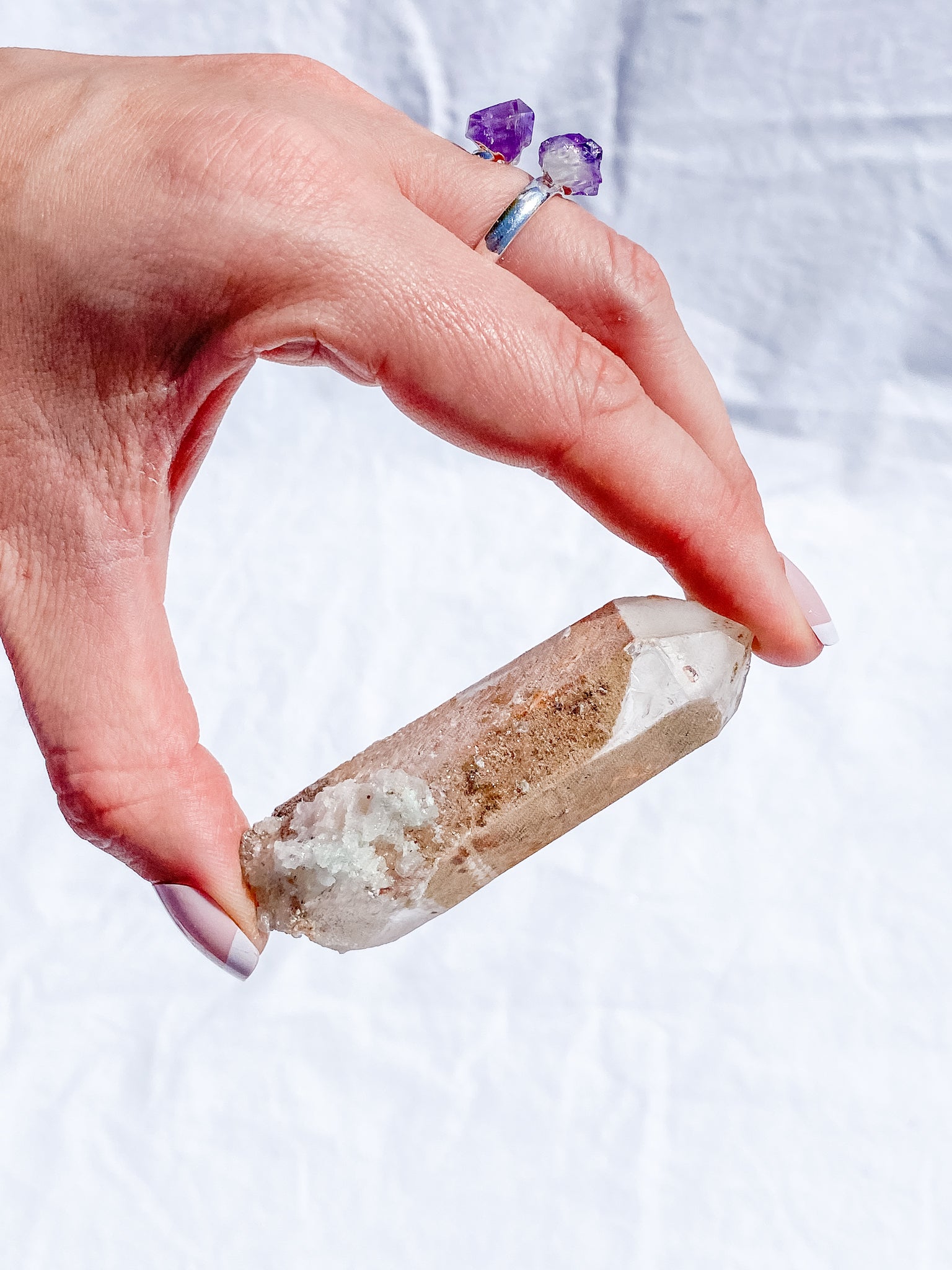 Clear Quartz with Inclusions Natural Point 65g