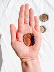 Smoky Quartz Golden Rutile Disc 23g