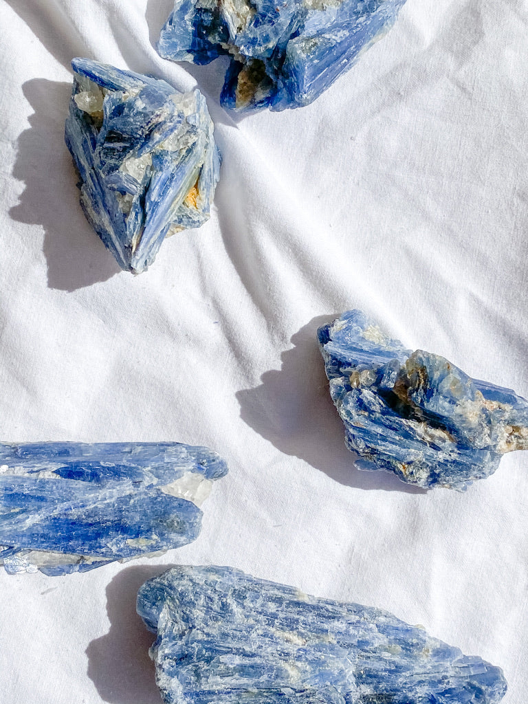 Blue Kyanite with Mica and Quartz Natural | Small