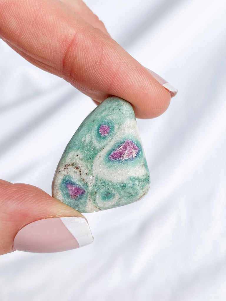 Ruby Fuchsite Tumbles | Small