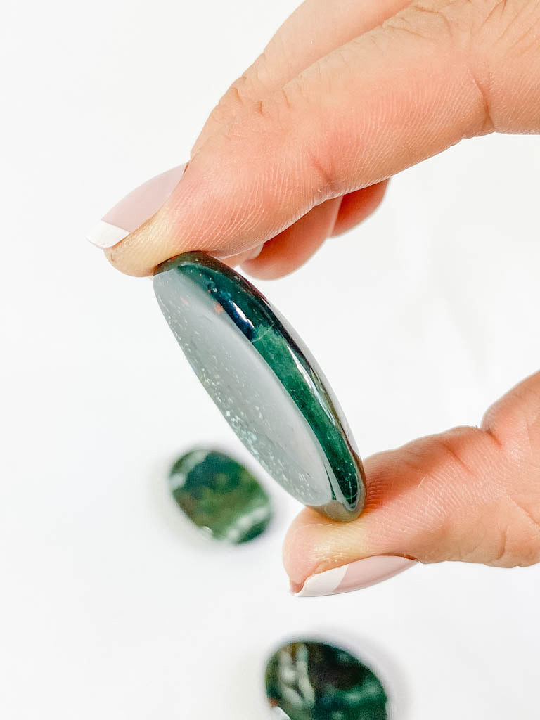 BloodStone Worry Stone