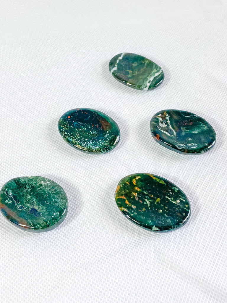 BloodStone Worry Stone