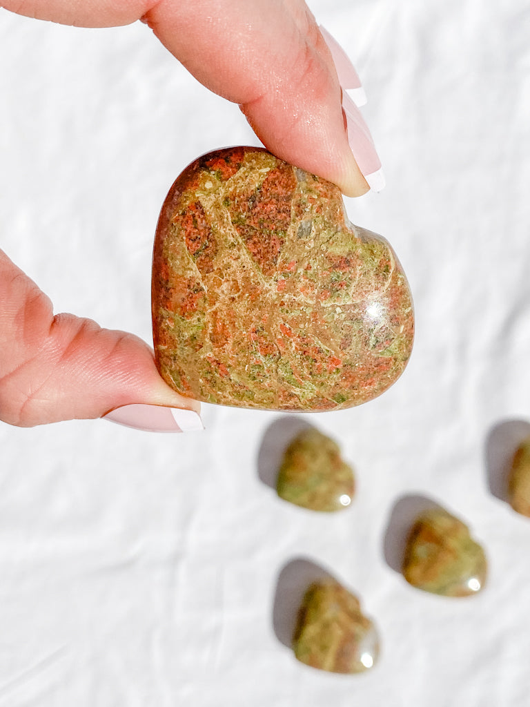 Unakite Heart | Medium