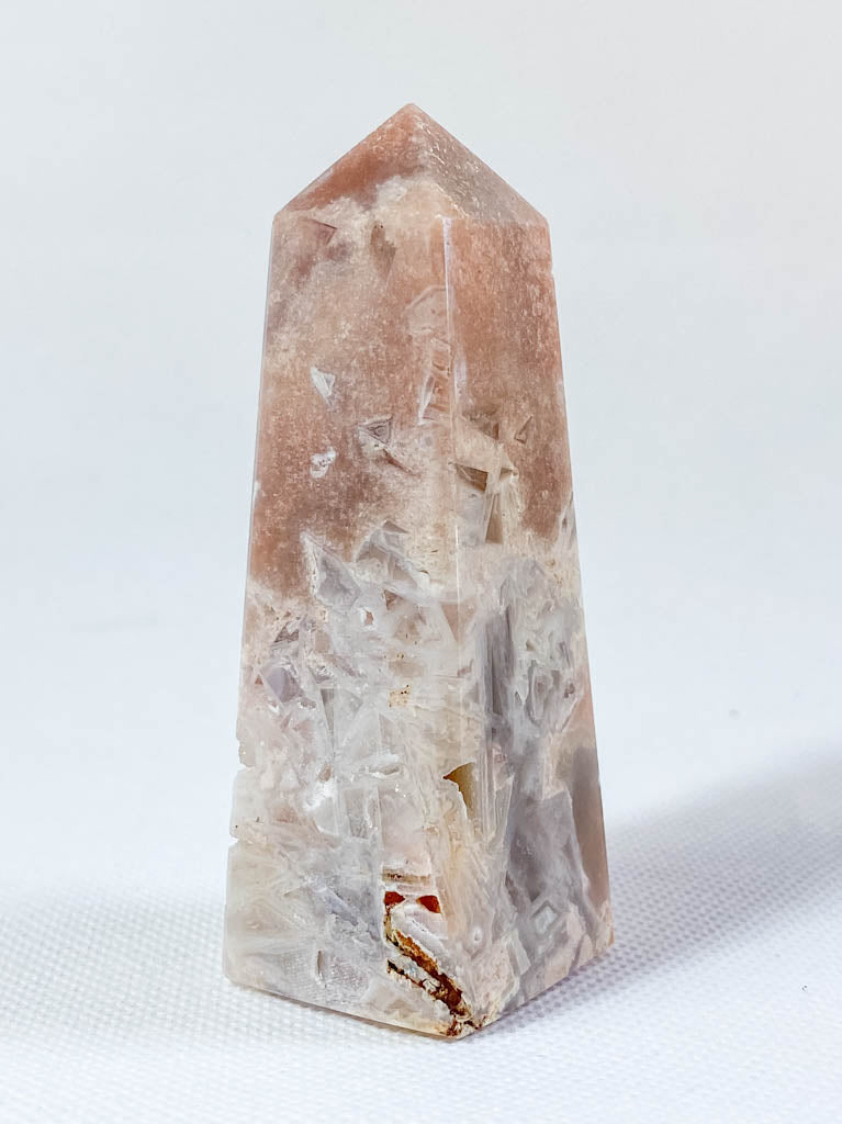 Pink Amethyst with Cavity Obelisk 118g