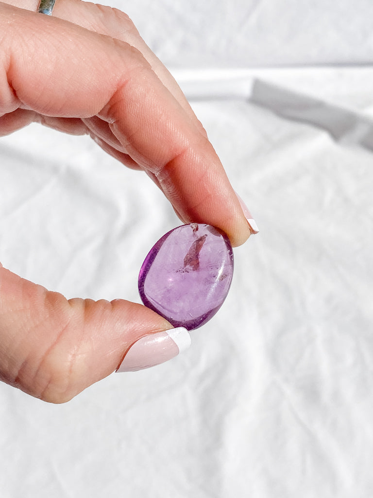 Fluorite Purple Tumbles | Small