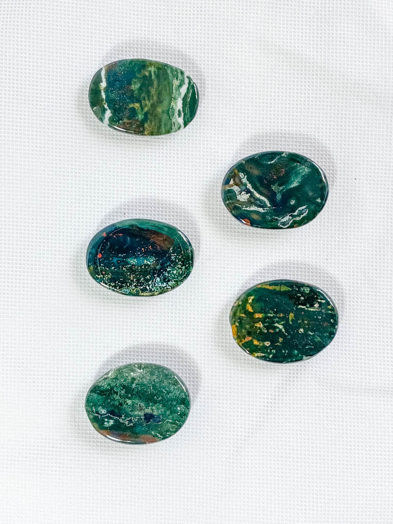 BloodStone Worry Stone