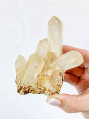 Quartz Cluster with Inclusions 244g