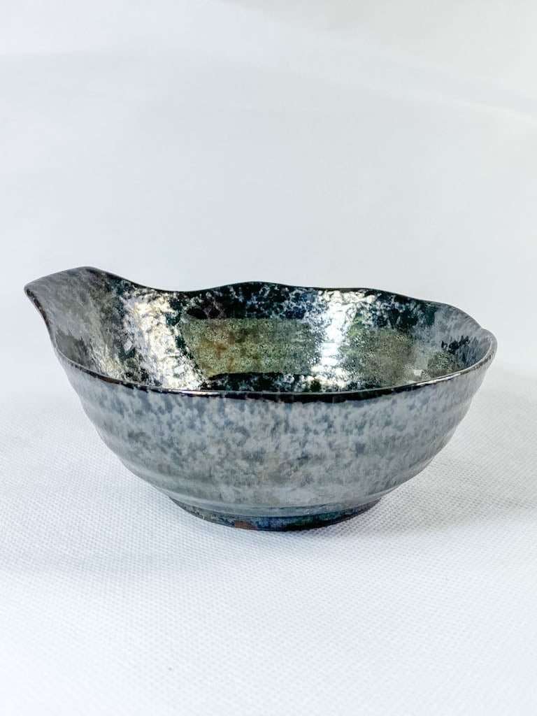 Oriental Ceramic Sage Bowl with Lip | X Large