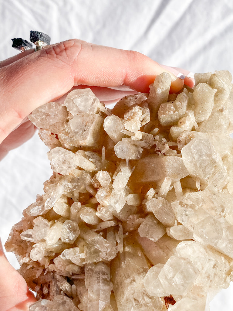 Himalayan Quartz Cluster with Inclusions 459g