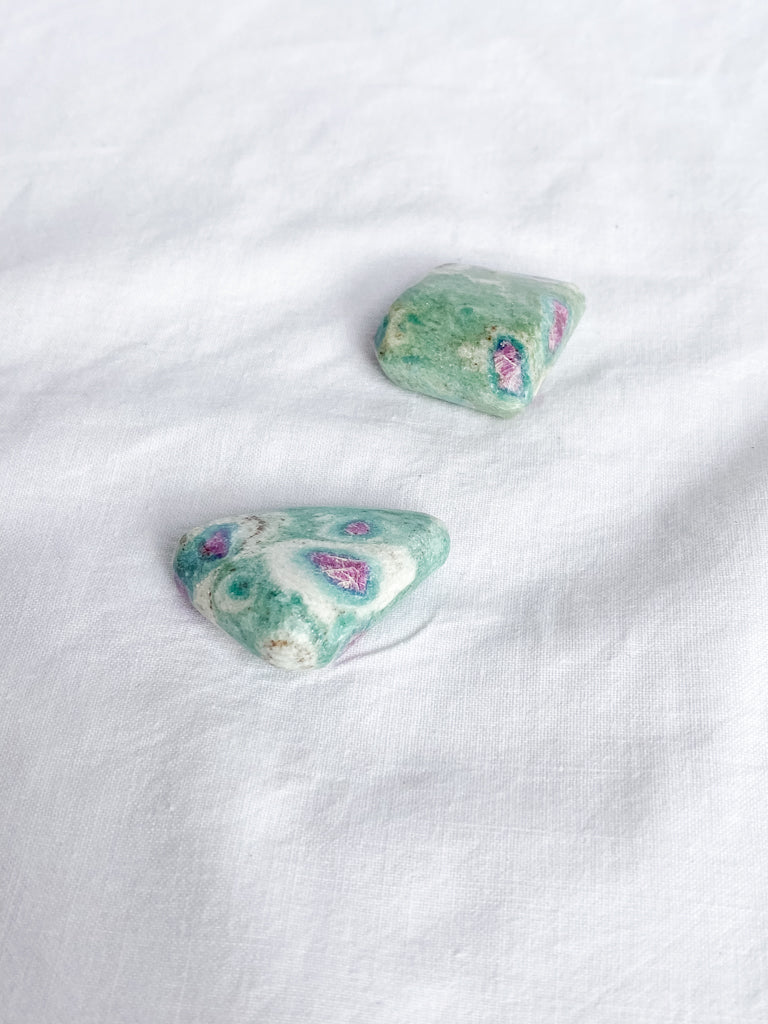 Ruby Fuchsite Tumbles | Small