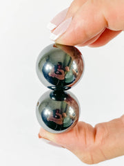 Magnetic Hematite Sphere Pair | Small