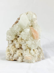 Apophyllite Stilbite with Inclusions CutBase Cluster 1.3kg