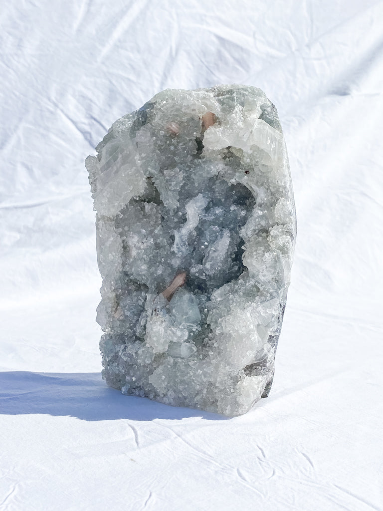 Chalcedony with Inclusions CutBase Cluster 1.8kg